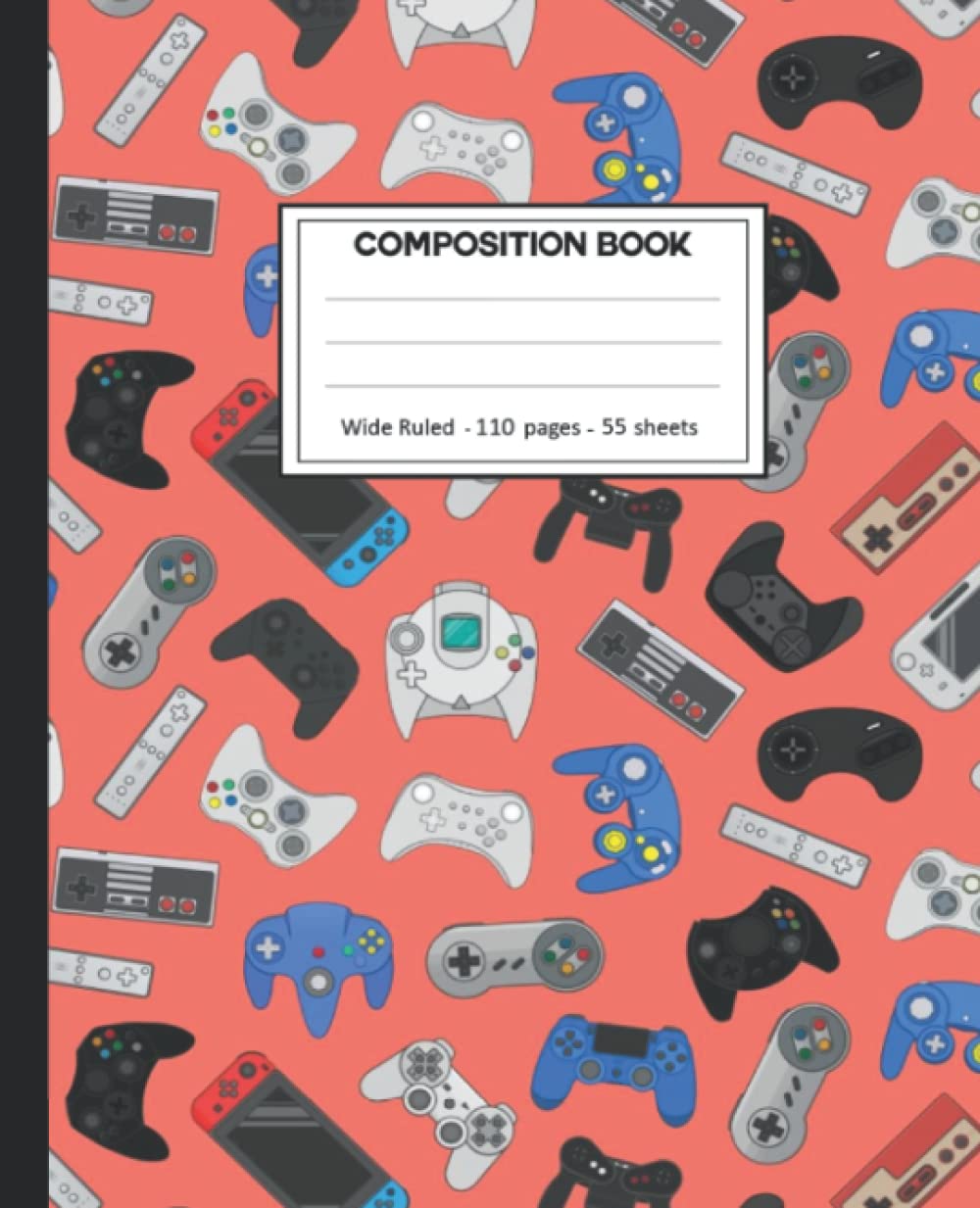 Composition Notebook: Video Game Pattern College Ruled Lined Comp Book. baixar o livro de graça