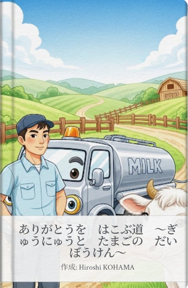 ler totalmente Arigato o hakobu michi: gyunyu to tamago no daibouken buturyu oshigoto ehon (Japanese Edition)
