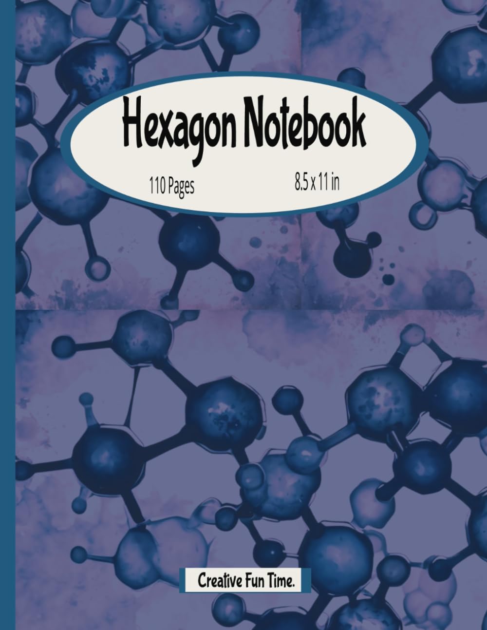Hexagon Notebook - Creative Fun Time: Abstract Water Colour Cover Hexagonal Grid Notebook, Ideal for Science classes, Chemistry Notes,Art, Drafting, School and Office Use baixar o livro de graça