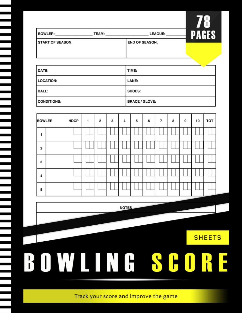 My Bowling Score Book To Track Every Spike And Spare baixar livro de graça