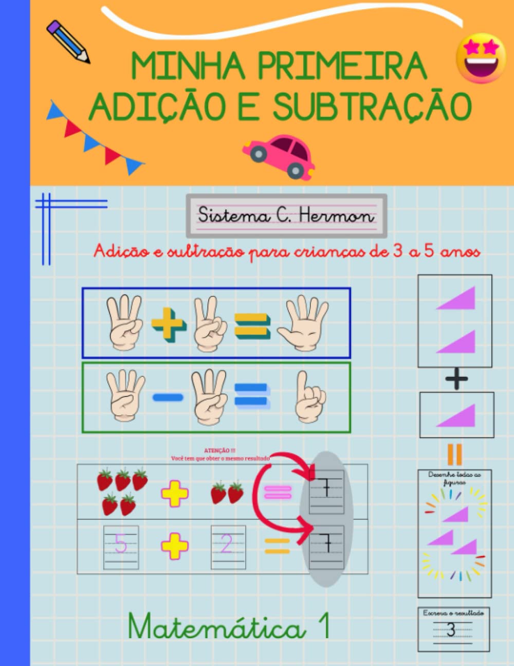 MINHA PRIMEIRA ADIÇÃO E SUBTRAÇÃO: Adição e subtração para crianças de 3 a 5 anos (Portuguese Edition) baixar livro de graça