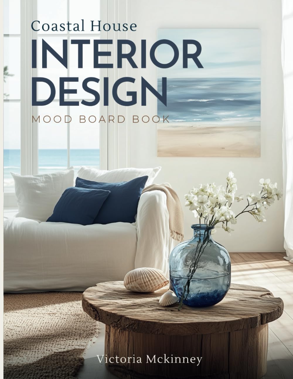 ler totalmente Coastal House Interior Design Mood Board Book: Includes 500+ Blue and White Beach Houses Interiors, Room Decor Magazine, Ocean Vibe Vision Board (English Edition)