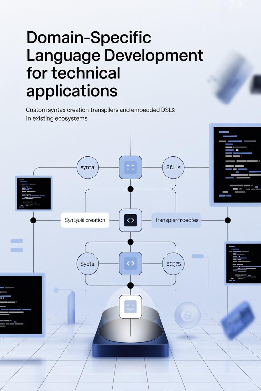 capítulo por capítulo baixar DOMAIN-SPECIFIC LANGUAGE DEVELOPMENT FOR TECHNICAL APPLICATIONS: Custom syntax creation transpilers and embedded DSLs in existing ecosystems (English Edition)