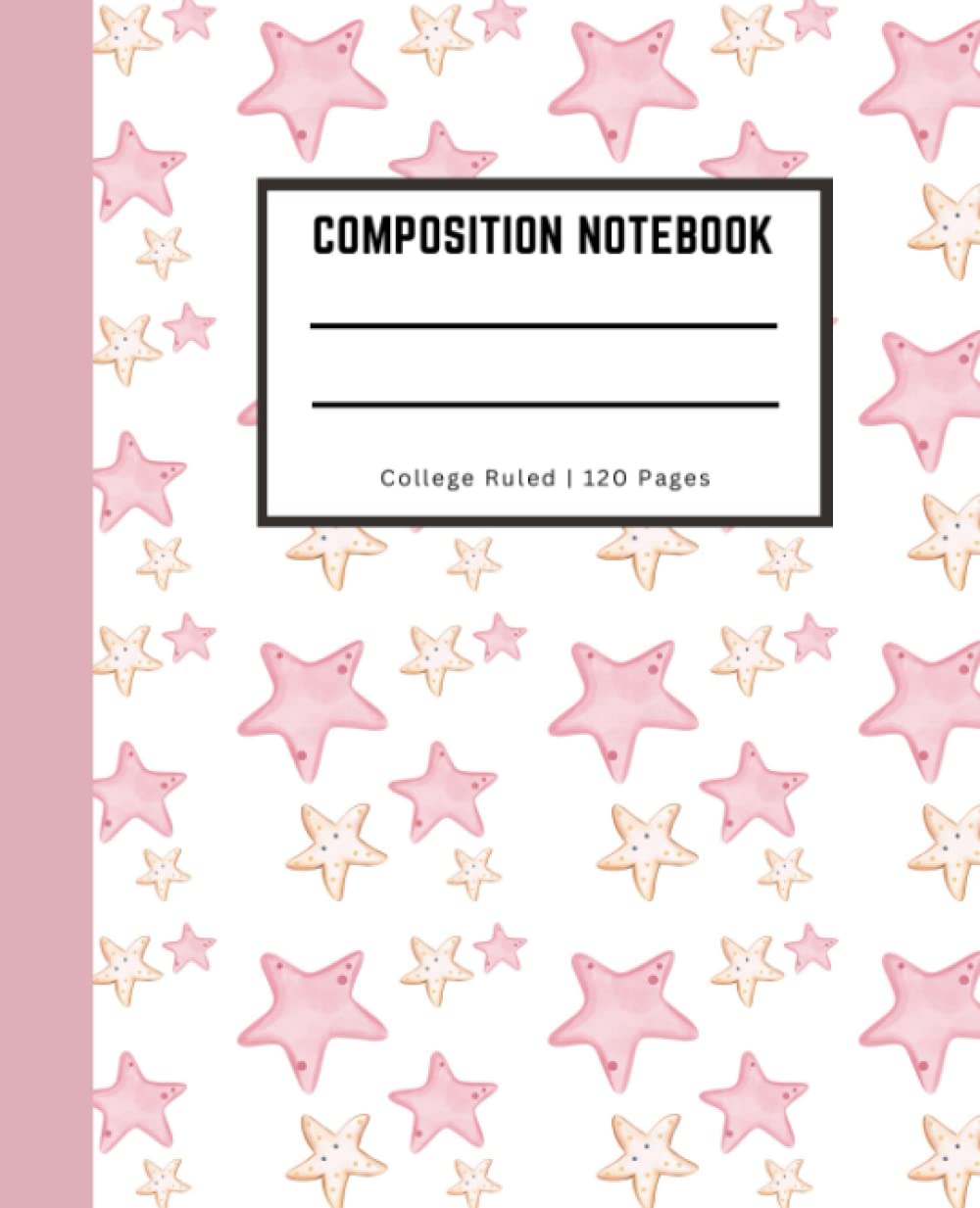 ler totalmente Composition Notebook College Ruled: Cute Starfish Design | Multiple Starfish Journal For School, College, Office, Work | Wide Lined