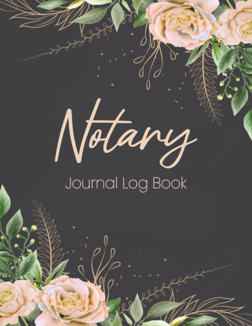 Notary Journal: Official Public Notary Log Book to Record 300 Notarial Acts | Useful for Notaries and Signing Agents | For Women | Black-Cream Floral baixar livro de graça