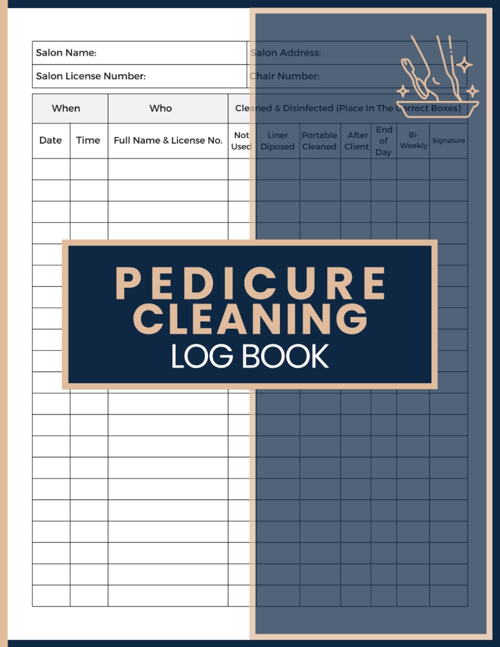 capítulo por capítulo baixar Pedicure Cleaning Log Book: Document Foot Spa Maintenance, Track Sanitizing Tasks and Record Cleaning Activities for Nail Salons, Spa Owners and Beauty Professionals