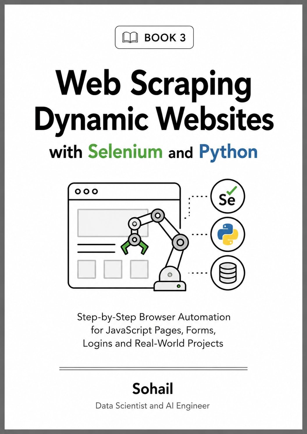 capítulo por capítulo baixar Web Scraping Dynamic Websites with Selenium and Python: Step-by-Step Browser Automation for JavaScript Pages, Forms, Logins & Real-World Projects (The... Mastery Series Book 3) (English Edition)