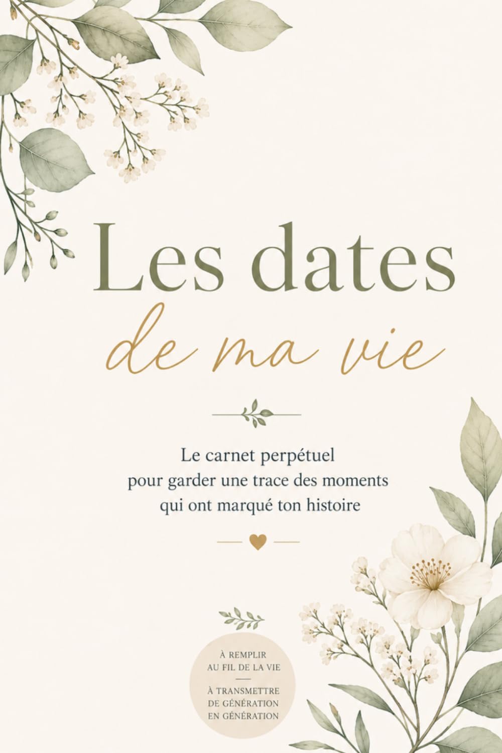 capítulo por capítulo baixar LES DATES DE MA VIE: Le carnet perpétuel pour garder une trace des moments qui ont marqué ton histoire (French Edition)