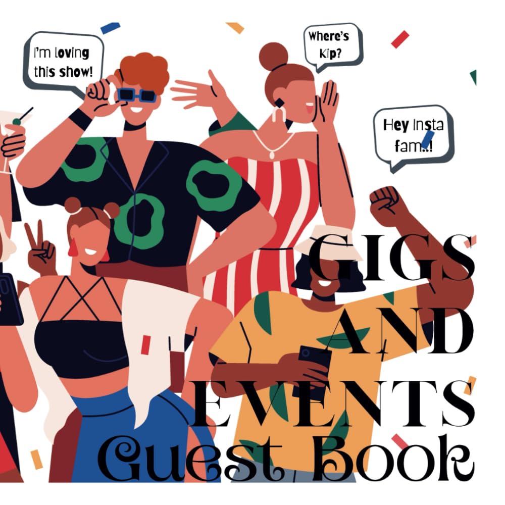 Gigs and Events Guest Book: For Events, Shows, Music and Stand-Up Gigs baixar livro de graça