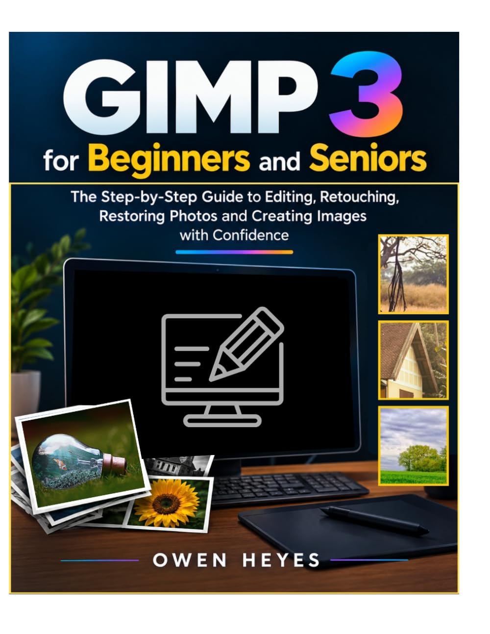 GIMP 3 for Beginners and Seniors: The Step-by-Step Guide to Editing, Retouching, Restoring Photos and Creating Images with Confidence baixar o livro de graça