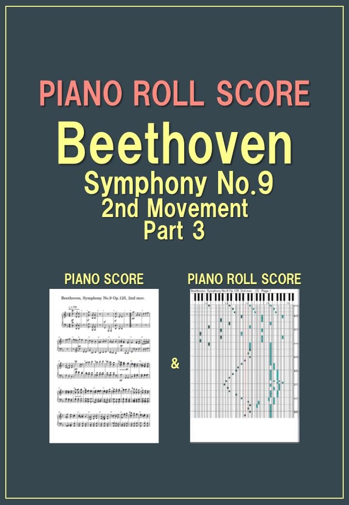 PIANO ROLL SCORE Beethoven, Symphony No.9, 2nd Movement, Part 3 (English Edition) baixar o livro de graça