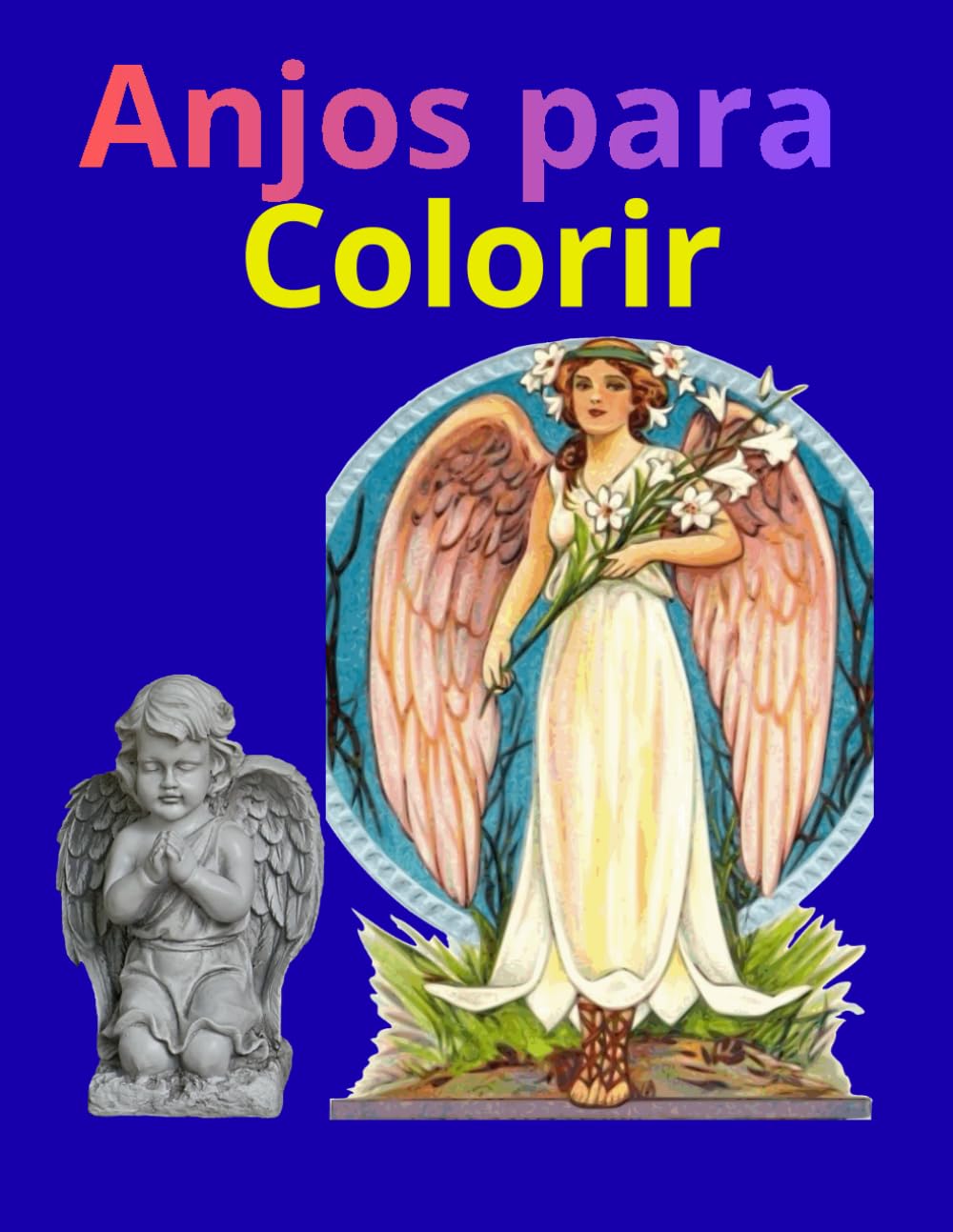 ler totalmente Anjos para colorir (Portuguese Edition)