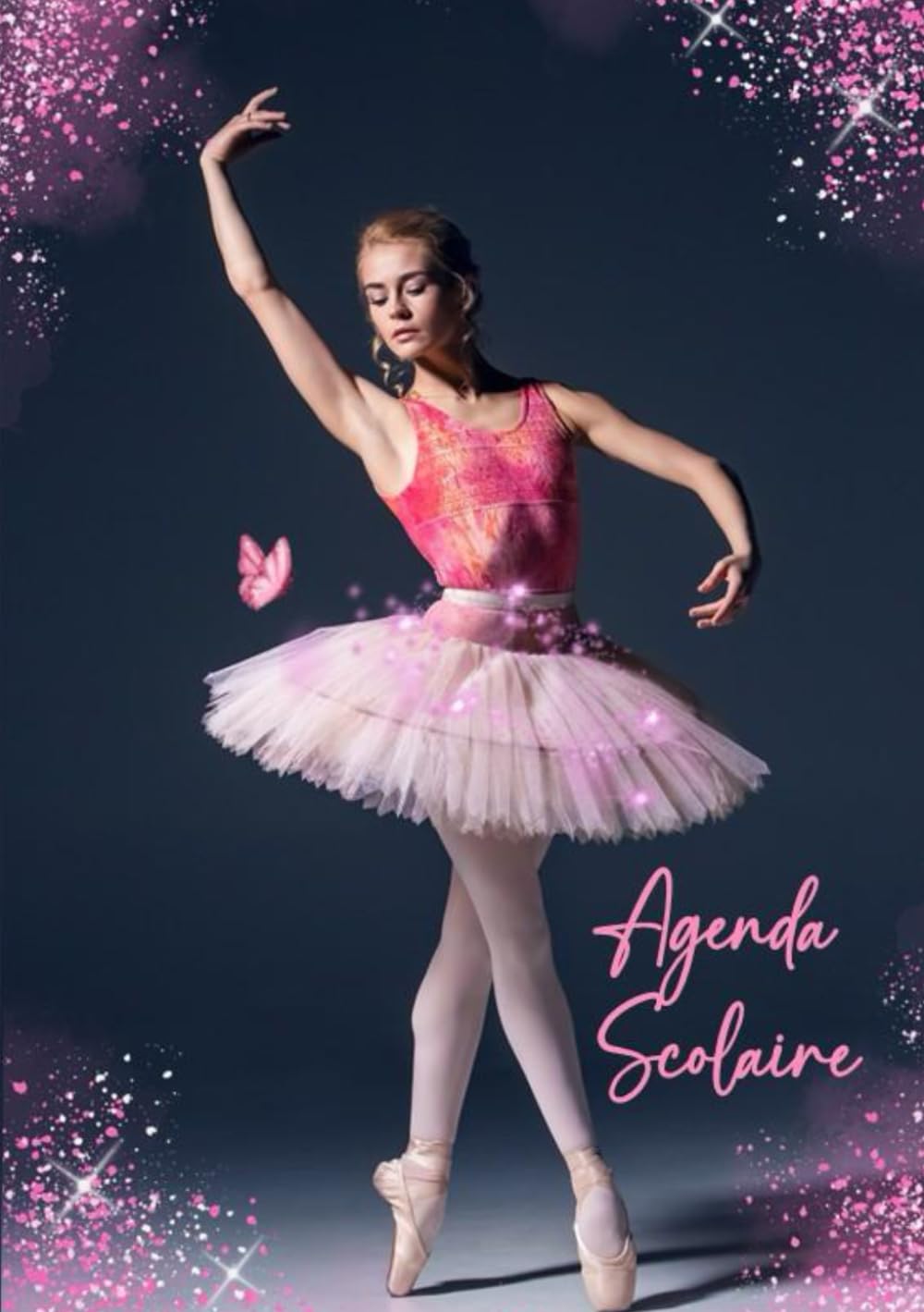 Agenda Scolaire 2025 2026 fille: Organisateur et Planificateur Journalier Girly- 2 Jours Par Page | Couverture Danseuse Danse Classique (French Edition) baixar o livro de graça