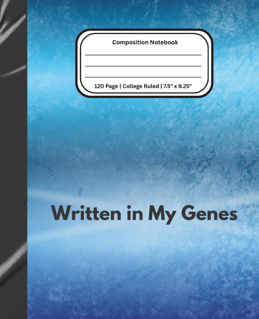 ler totalmente Genetic-Themed Science Composition Notebook with Cute Design: Marbled Bright Blue Journal for Biology, Lab, and Research Notes | Perfect for School,... Students and Science Lovers (College Ruled)
