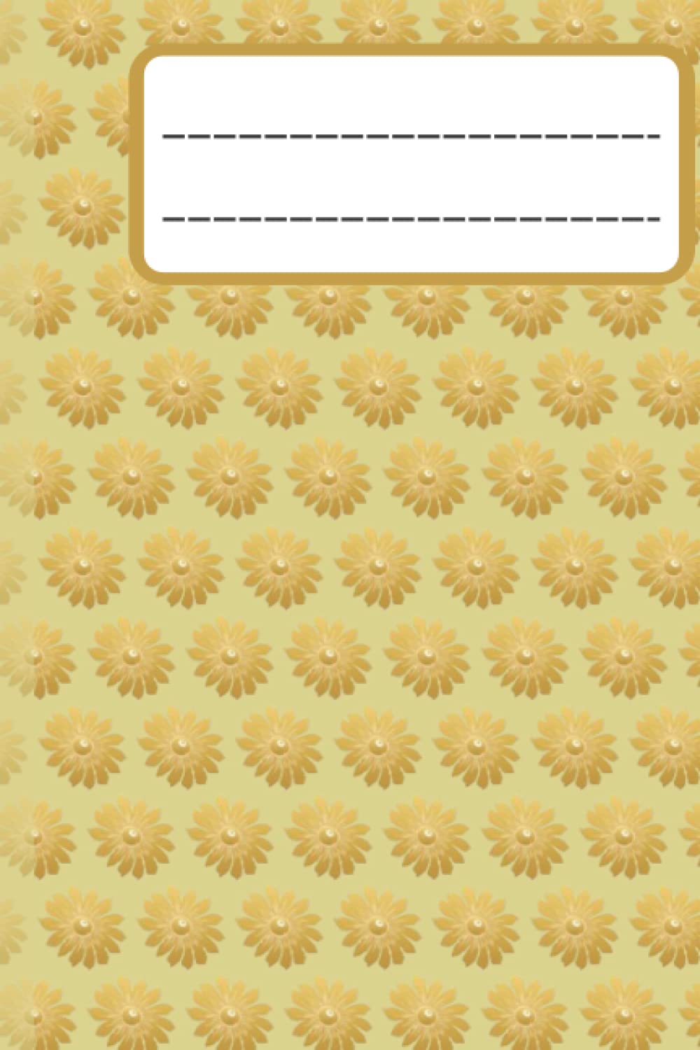 Gold Flower Journal(Diary, Notebook), 120 Pages 6x9 inches baixar livro de graça