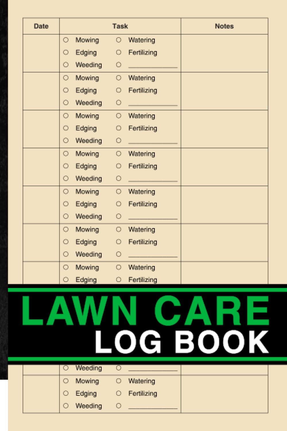 ler totalmente Lawn Care Log Book: Simple Logbook to Record and Track Your Lawn Maintenance Activities | Small