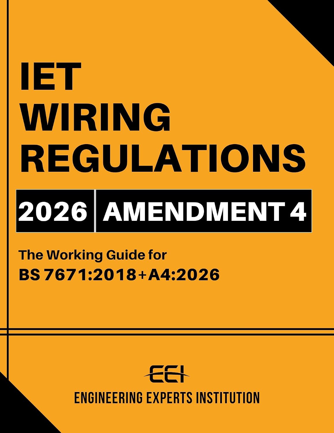 IET Wiring Regulations 2026 Amendment 4: The Working Guide for BS 7671:2018+A4:2026 – 18th Edition Regs New Orange Book | Complete Requirements for UK... Installations (English Edition) baixar livro de graça