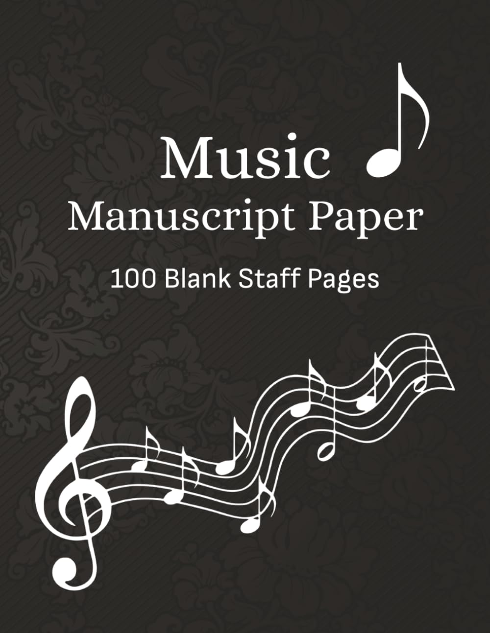 ler totalmente Music Manuscript Paper: Blank Sheet Music Notebook | Staff Paper Notebook | Staff Manuscript Pad | 100 Pages | 8.5x11 Inches