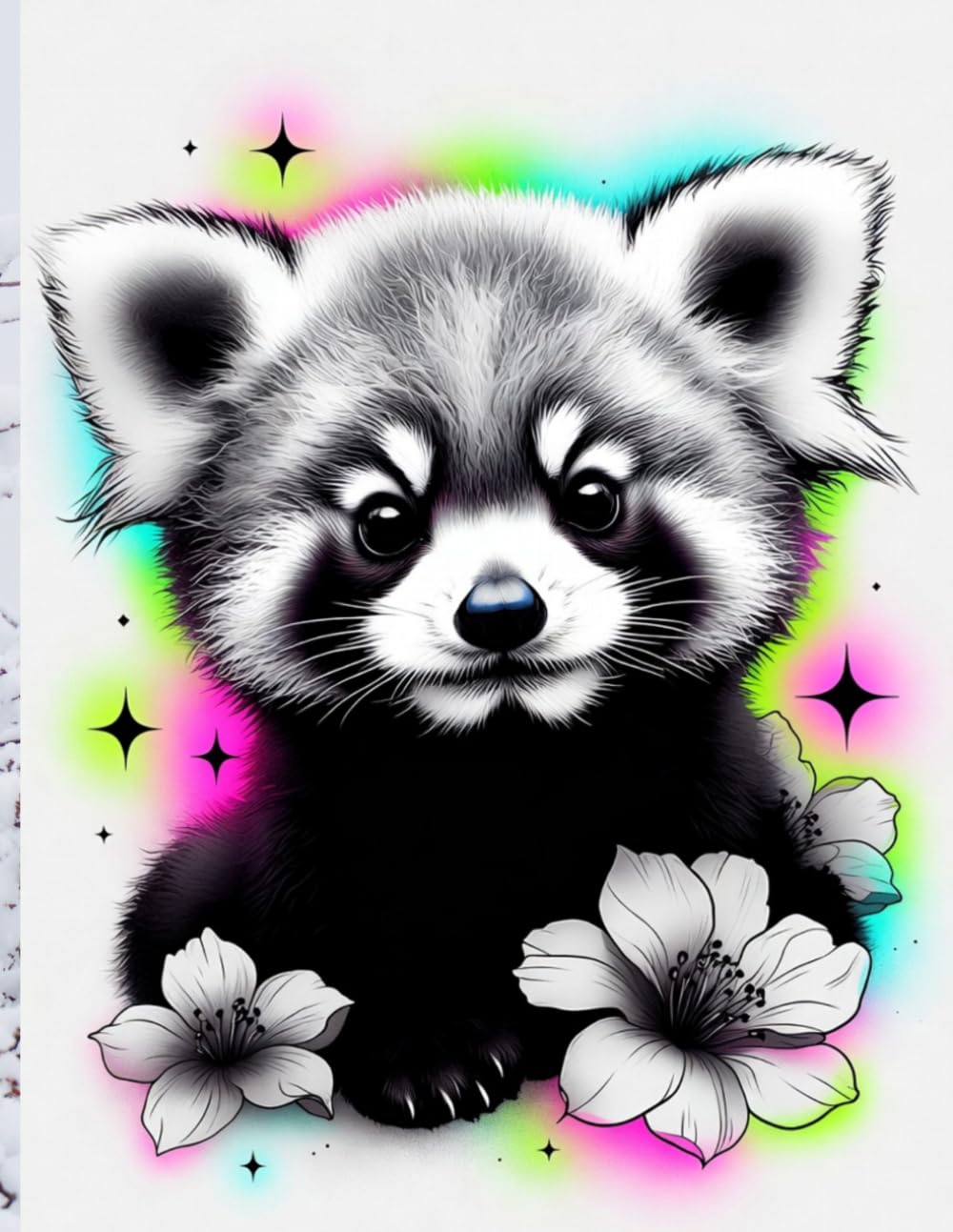 ler totalmente A4 Blank Notebook – Sparkling Cute Neon Baby Red Panda Cover: Unlined Journal for Drawing, Sketching & Creative Writing: Large A4 Unlined Notebook... Notes & Creative Ideas (Portuguese Edition)