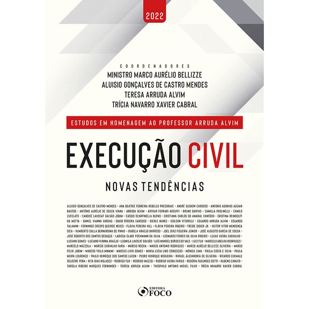 ler totalmente EXECUÇÃO CIVIL - NOVAS TENDÊNCIAS - 1ª ED - 2022