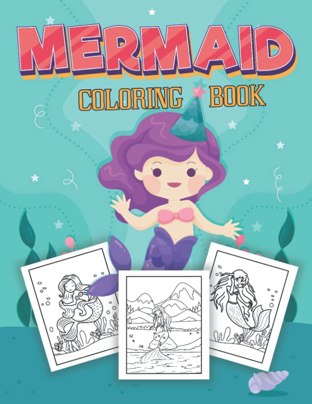 Mermaid Coloring Book - Coloring Books for Kids Ages 4-8 baixar livro de graça