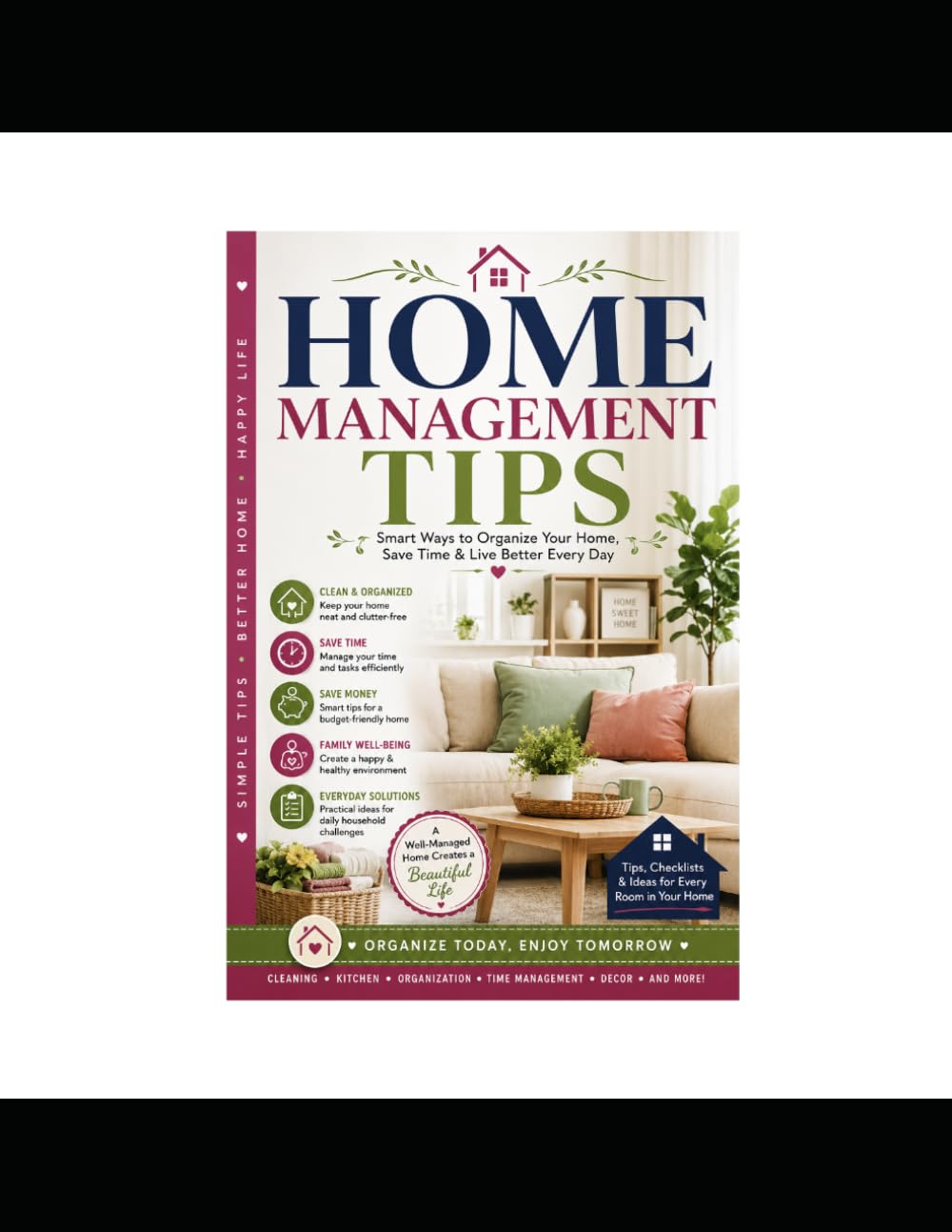 ler totalmente Home management tips book: For easy life
