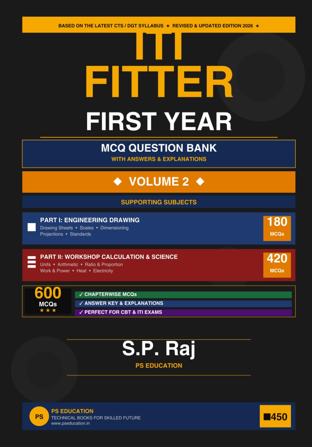 ler totalmente ITI Fitter First Year Supporting Subjects MCQ Question Bank: Engineering Drawing & Workshop Calculation and Science — With Answers & Explanations (ITI Fitter First Year MCQ Question Bank)