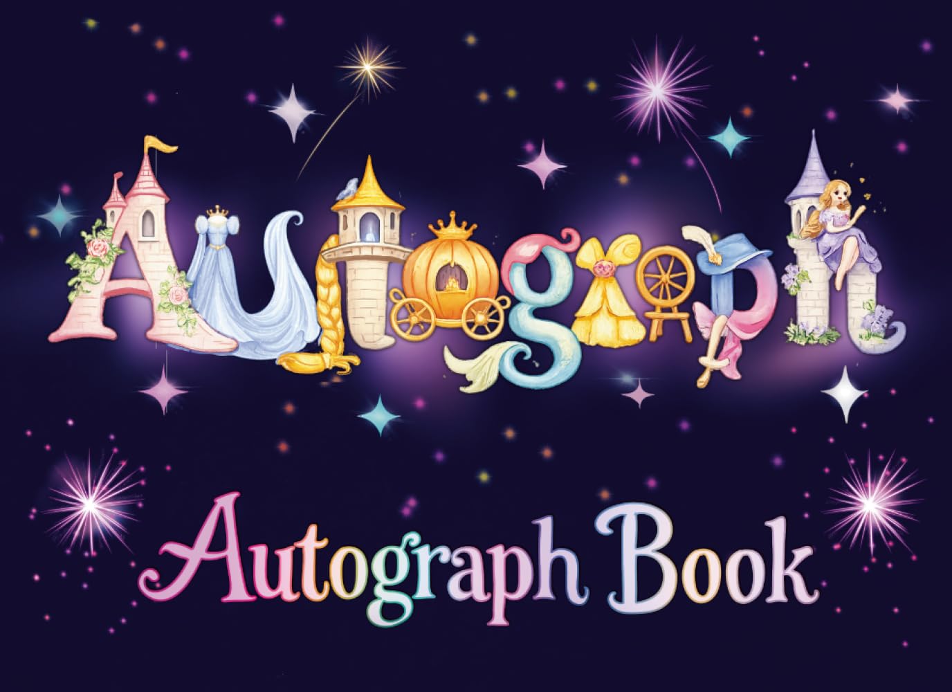 ler totalmente Autograph book for Kids: A keepsake for Kids to Collect Signatures, Autographs and Photos of Favorite Princesses, Theme Park Characters, Superhero’s and Family Members