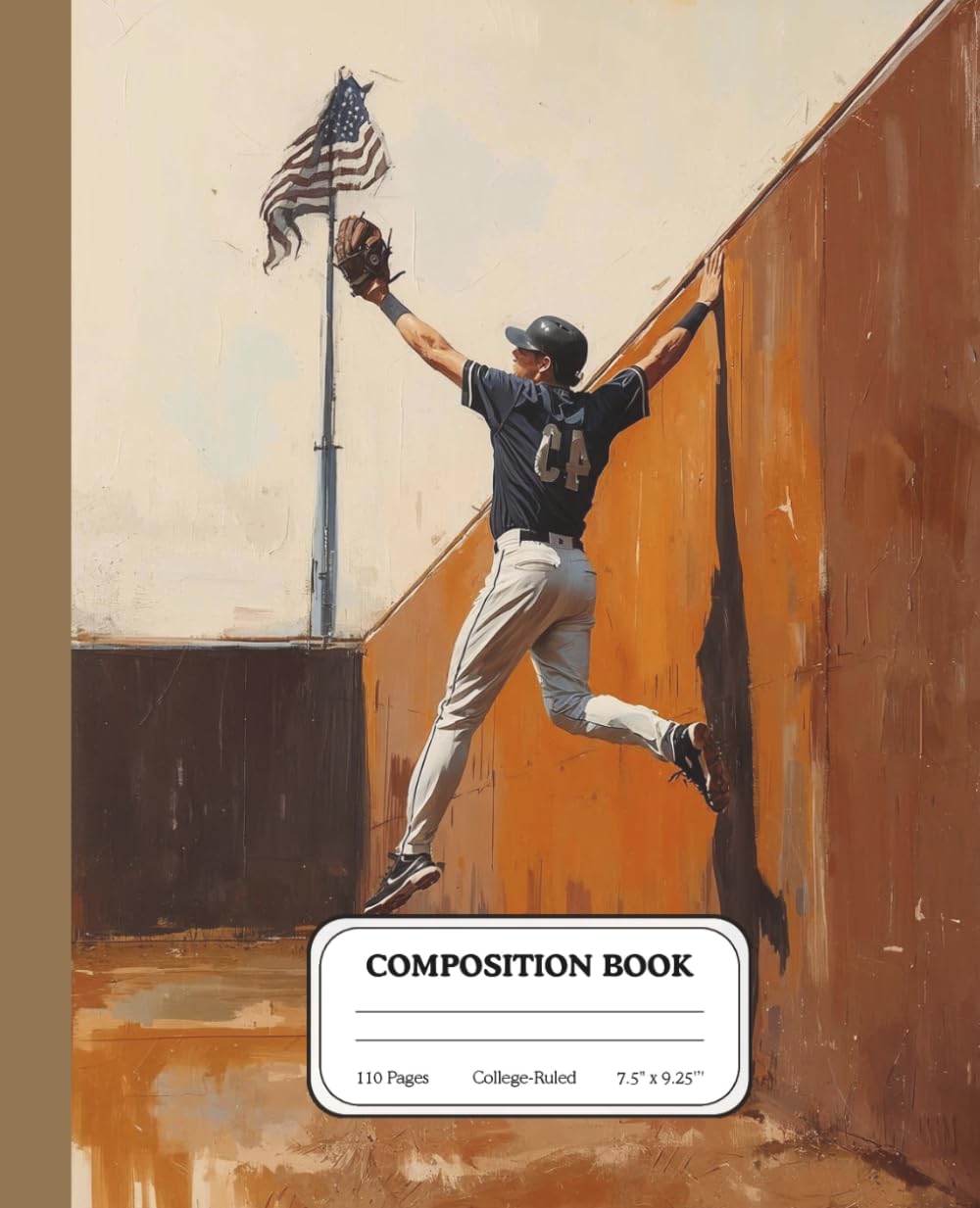 capítulo por capítulo baixar Outfield Wall Catch Baseball Notebook | Home Run Robbery Action Journal | Sports Composition Book for Students Players and Fans: Lined writing pages... timing, and game changing defensive plays