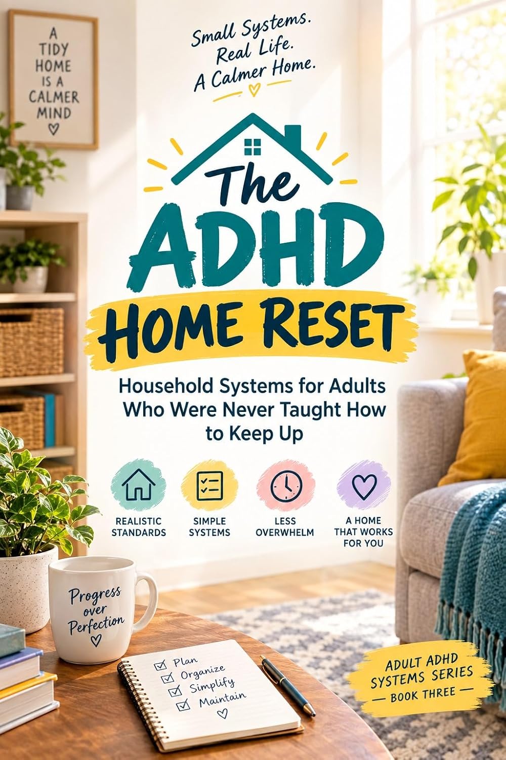 ler totalmente The ADHD Home Reset: Household Systems for Adults Who Were Never Taught How to Keep Up (The Adult ADHD Systems Series) (English Edition)