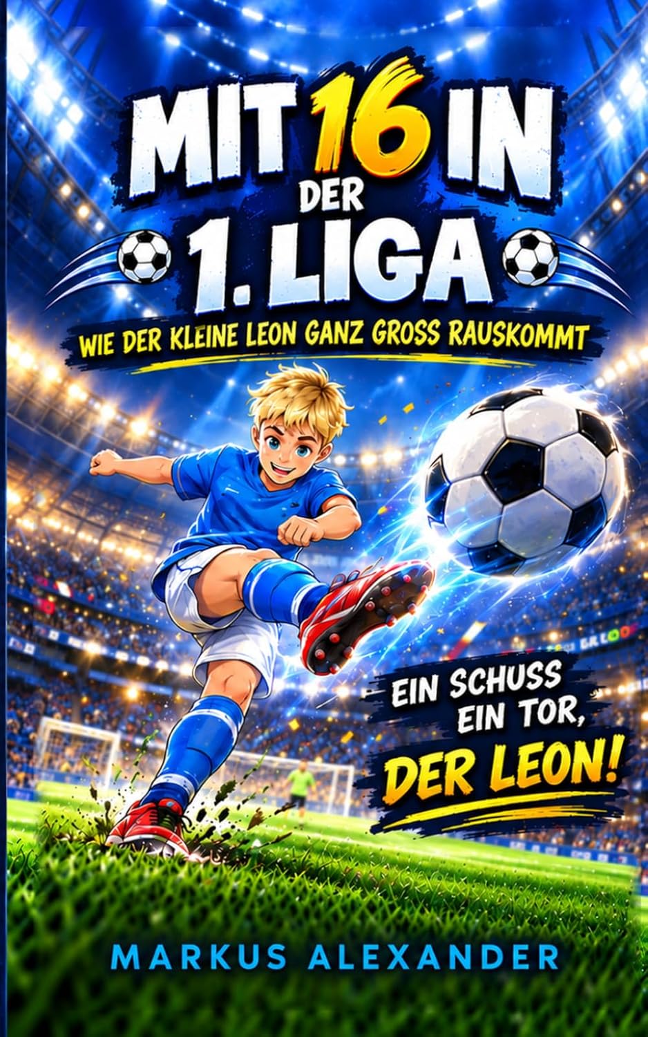 Mit 16 in der 1. Liga: Wie der kleine Leon ganz groß rauskommt - Wie man mit Mut, Fleiß & Leidenschaft alles erreichen kann - Ein Schuss ein Tor, der Leon! (fussball geschenke jungen) (German Edition) baixar o livro de graça