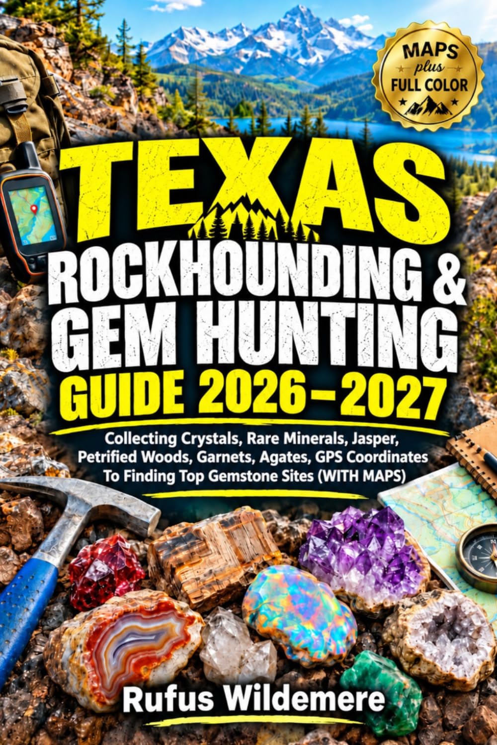 Texas Rockhounding & Gem Hunting Guide 2026–2027 (FULL-COLOR): Collecting Crystals, Rare Minerals, Jasper, Petrified woods, Garnets, Agates, Gps Coordinates To Finding Top Gemstone Sites (WITH MAPS) baixar o livro de graça