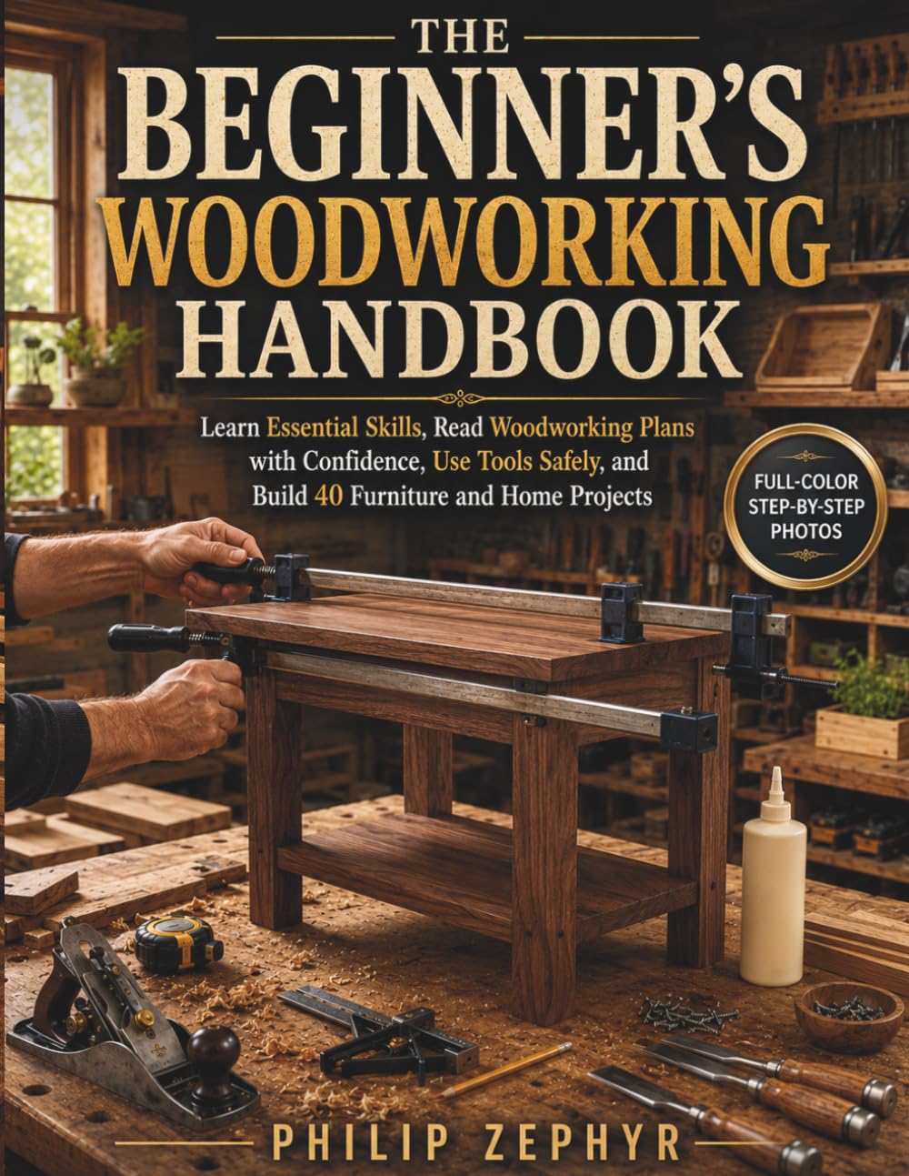 The Beginner's Woodworking Handbook: Learn Essential Skills, Read Woodworking Plans with Confidence, Use Tools Safely, and Build 40 Furniture and Home Projects baixar o livro de graça