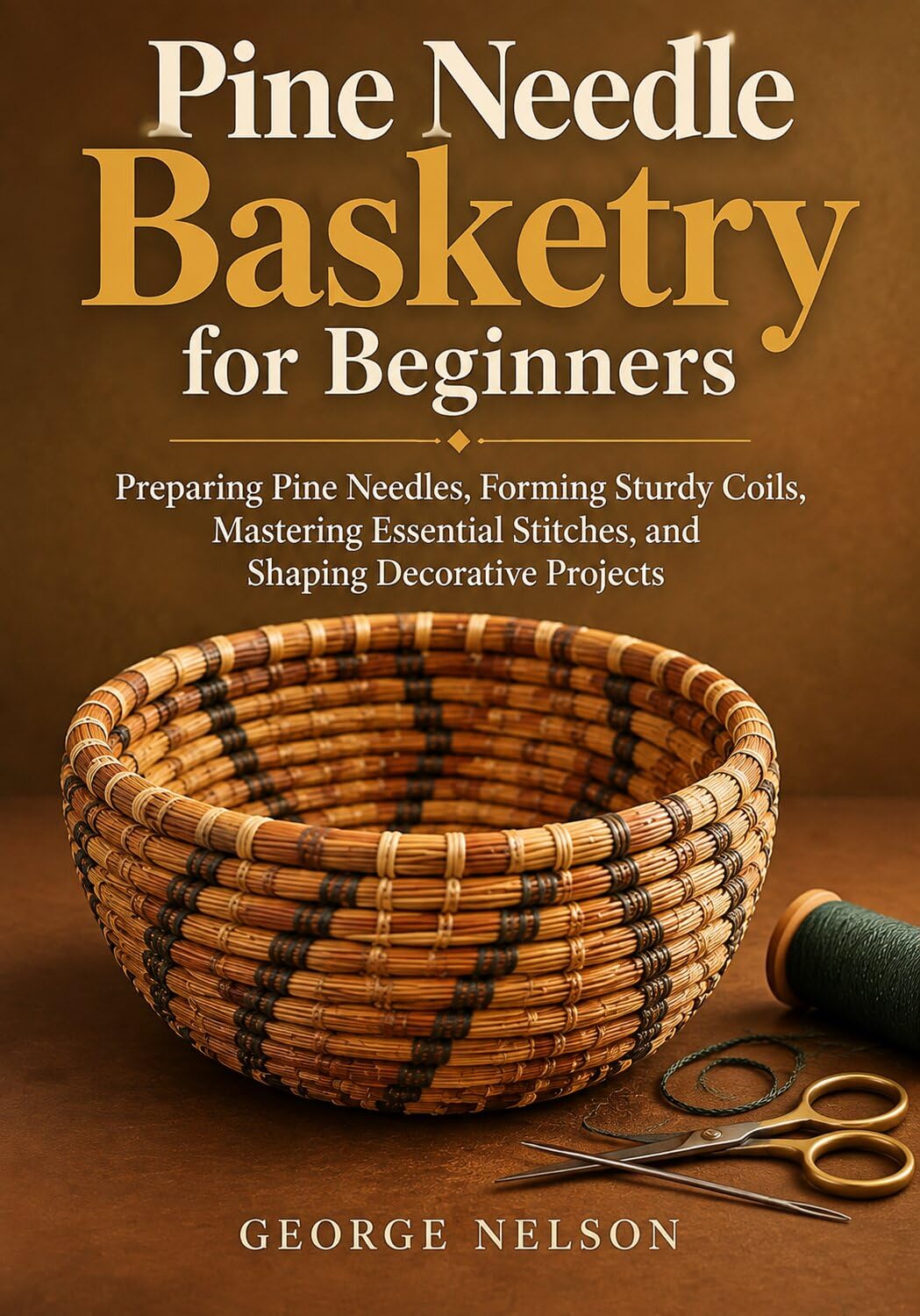Pine Needle Basketry for Beginners: Preparing Pine Needles, Forming Sturdy Coils, Mastering Essential Stitches, and Shaping Decorative Projects (English Edition) baixar o livro de graça