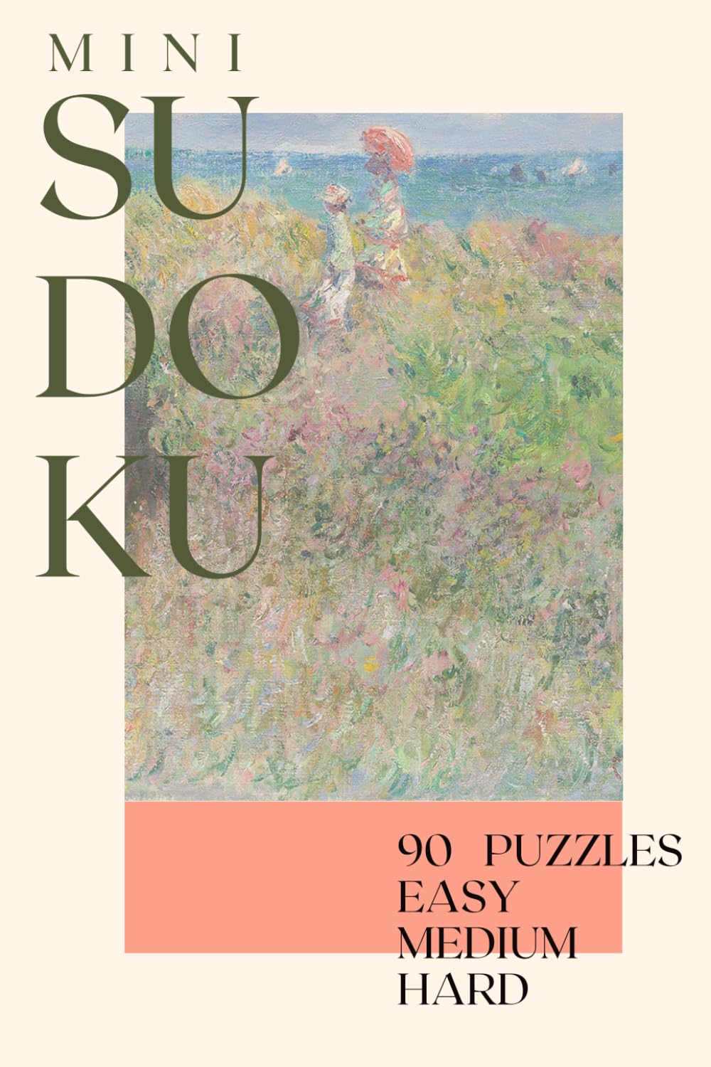 ler totalmente Mini Travel Sudoku: Easy, Medium & Hard Pocket-Sized Puzzles – Vintage Brushstrokes: Seaside Bliss (Mini Travel Puzzles, 4x6 inches)