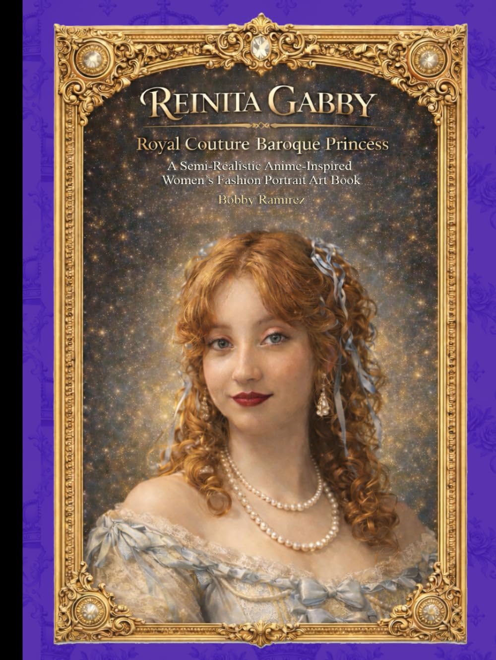 Reinita Gabby Royal Couture Baroque Princess: A Semi-Realistic Anime-Inspired Women’s Fashion Portrait Art Book baixar o livro de graça