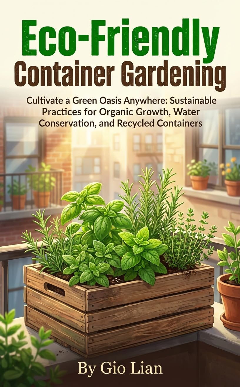 Eco-Friendly Container Gardening: Cultivate a Green Oasis Anywhere: Sustainable Practices for Organic Growth, Water Conservation, and Recycled Containers (English Edition) baixar livro de graça