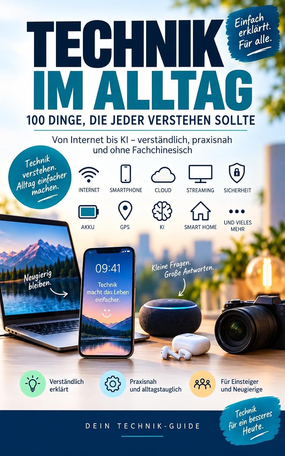 Technik im Alltag 100 Dinge, die jeder verstehen sollte: Einfach erklärt von WLAN und Smartphone bis KI, Streaming und digitaler Sicherheit (Warum ist das eigentlich so ?) (German Edition) baixar o livro de graça