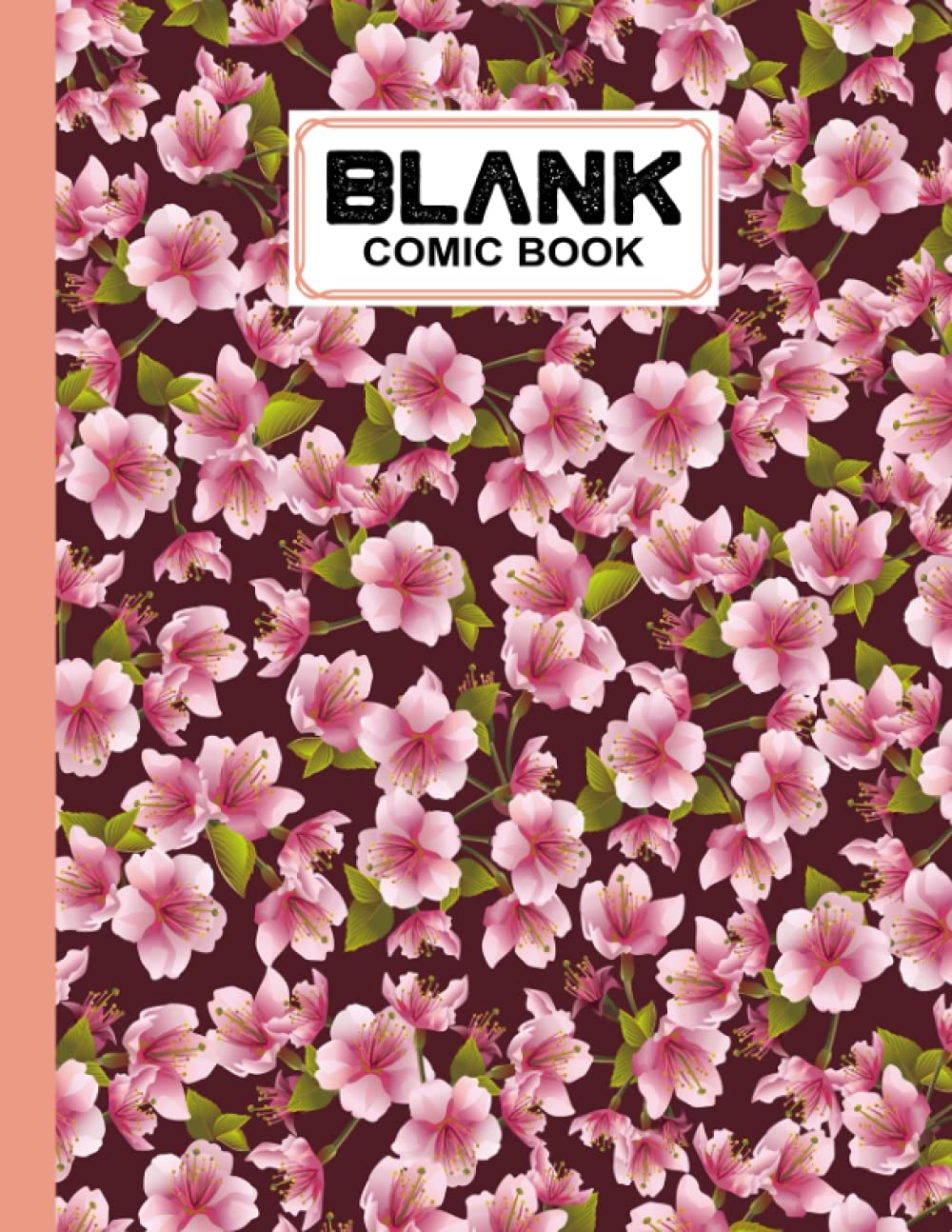 Blank Comic Book: Cherry Blossom Cover, Draw Your Own Comics - 120 Pages of Fun and Unique Templates - A Large 8.5" x 11" Notebook by Marina Hohmann baixar livro de graça