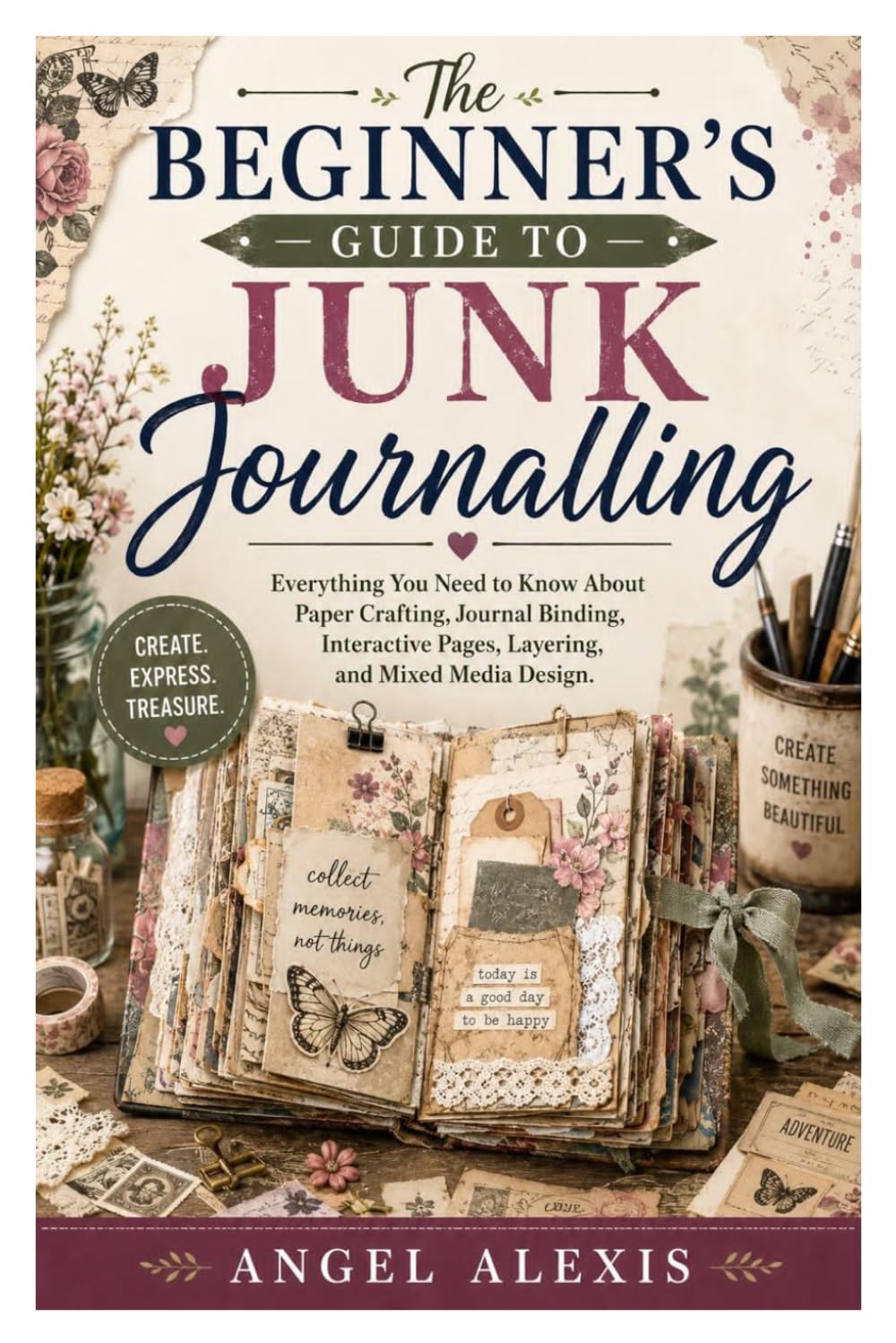 The Beginner's Guide to Junk Journaling: Everything You Need to Know About Paper Crafting, Journal Binding, Interactive Pages, Layering, and Mixed Media Design baixar o livro de graça