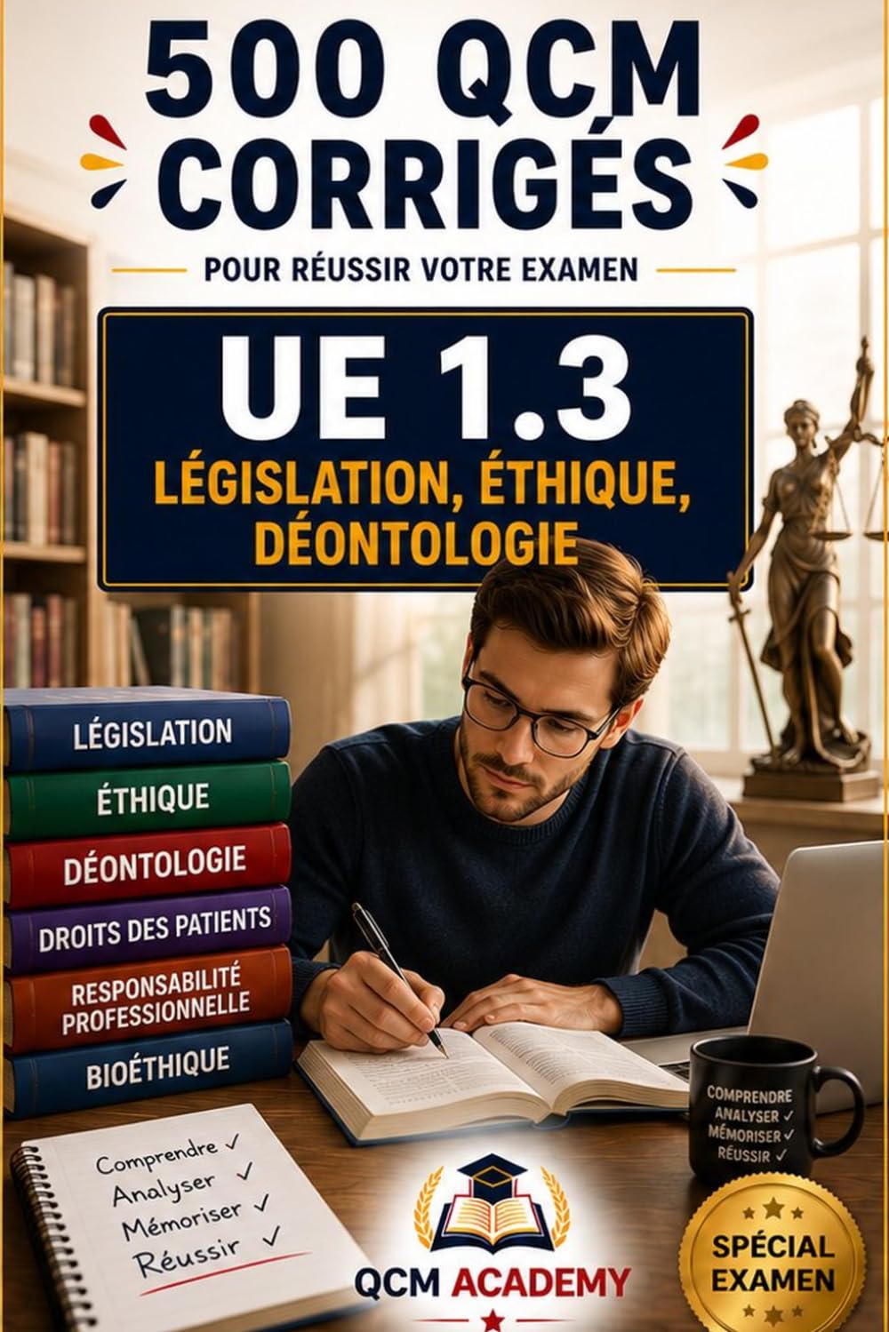 capítulo por capítulo baixar IFSI UE 1.3 | Législation, Ethique, Déontologie: 500 QCM corrigés | Cahier d'entraînement express pour réviser la législation, l'éthique et la... (IFSI: Semestre 1) (French Edition)