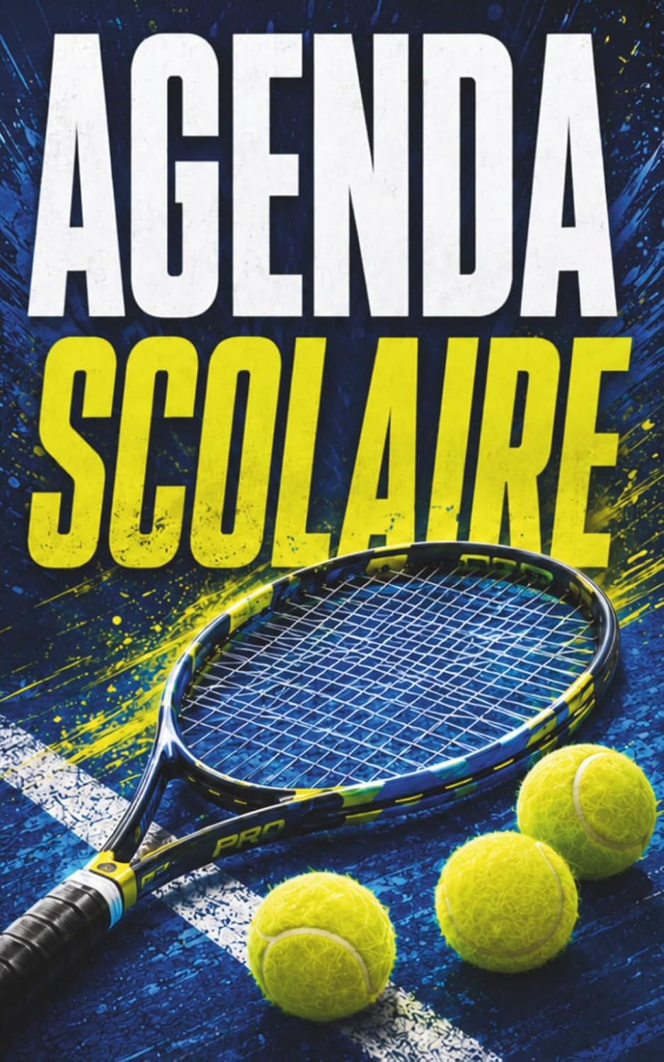 Agenda Scolaire 2026 2027 Tennis: Planificateur journalier pour fille et garçon | de Septembre à juillet | Primaire, Collège, Lycée, Etudiant | couverture balle de tennis (French Edition) baixar livro de graça
