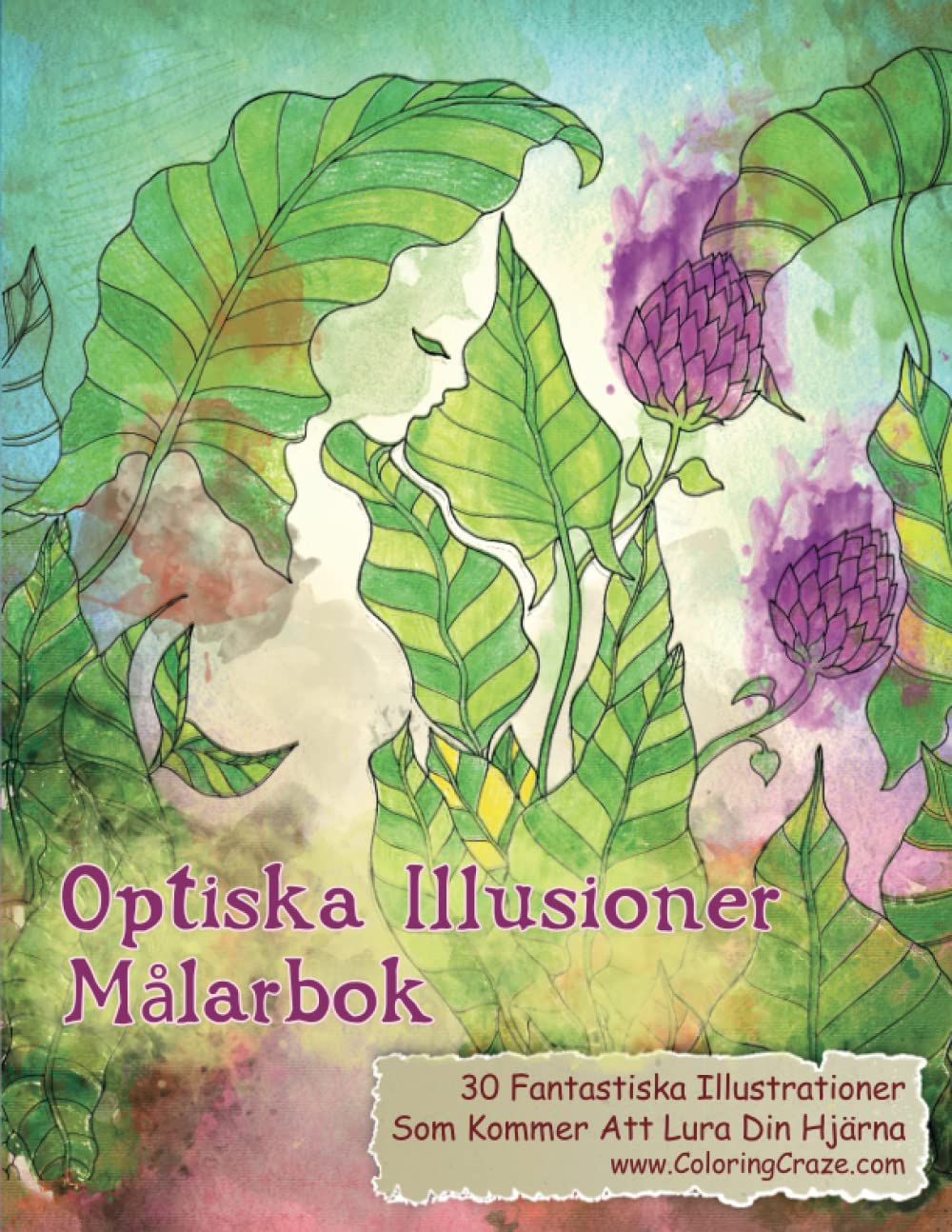 capítulo por capítulo baixar Optiska Illusioner Målarbok: 30 Fantastiska Illustrationer Som Kommer Att Lura Din Hjärna (Optiska Illusioner Målarböcker för Vuxna) (Swedish Edition)