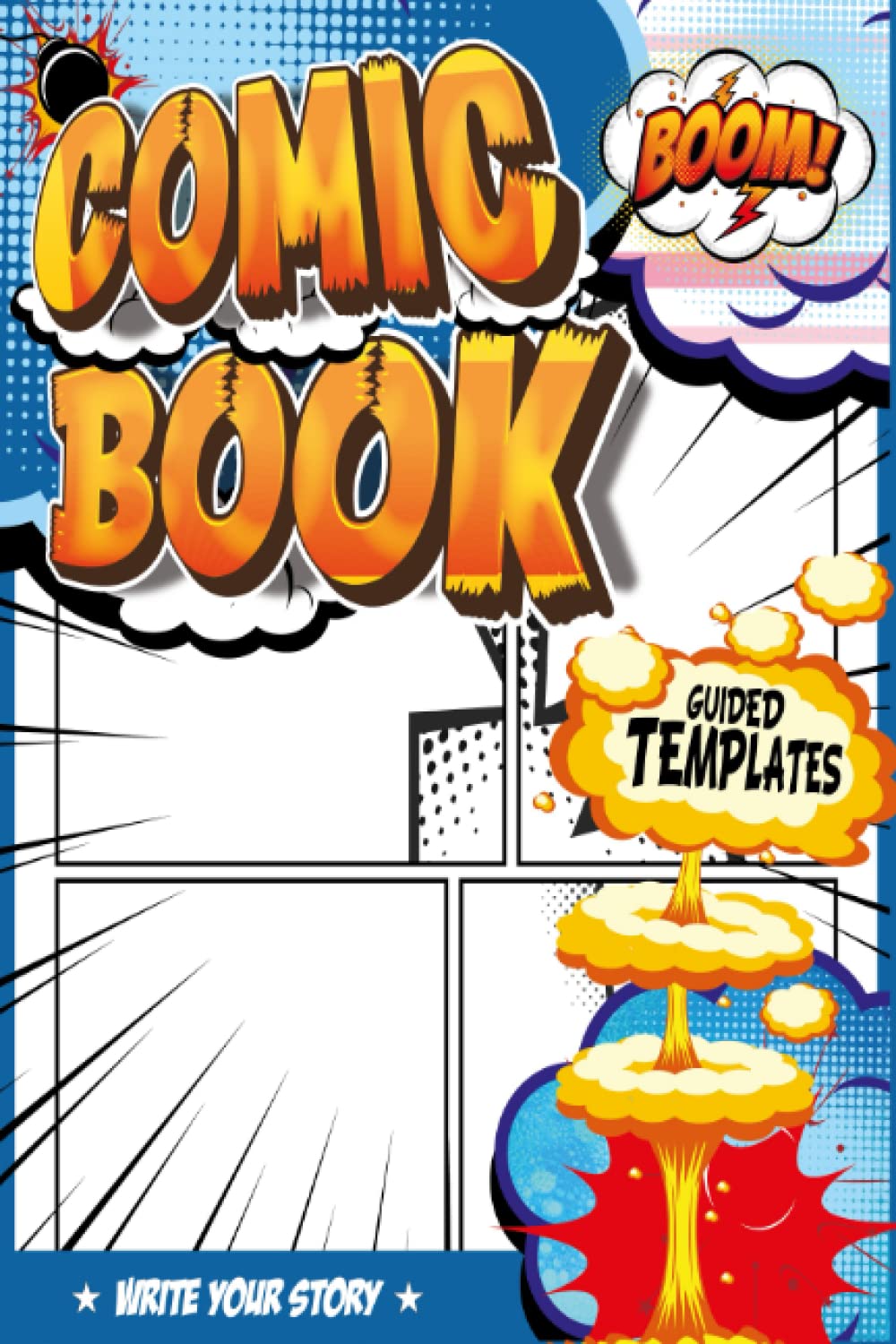 ler totalmente Make Your Own Comic Books For Boys Ages 9-12: Practice Writing And Drawing With Guided Panels And Speech Bubbles | Comics Party Favors Activity