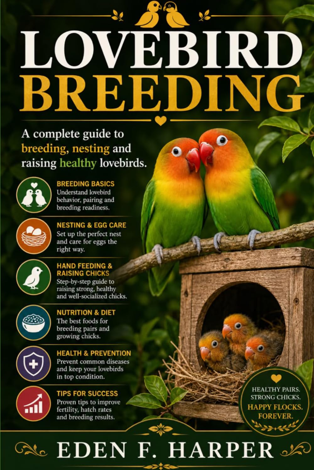 LOVEBIRD BREEDING: A STEP-BY-STEP GUIDE TO LOVEBIRD REPRODUCTION,CHICK CARE, AND AVIARY MANAGEMENT baixar livro de graça
