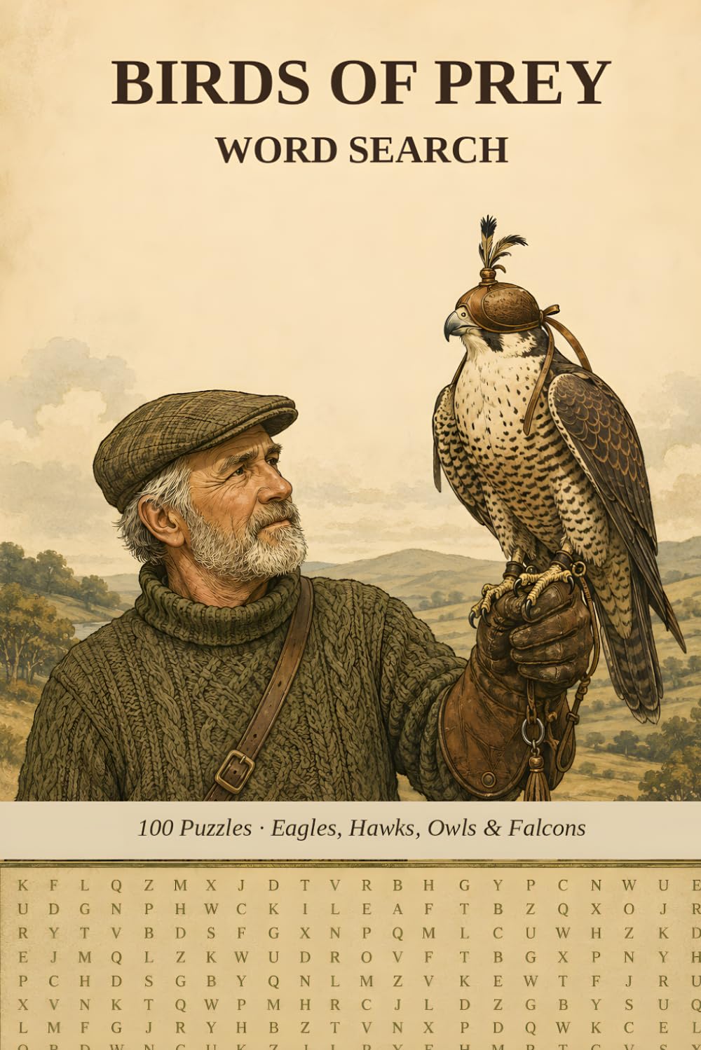 ler totalmente Birds of Prey Word Search: 100 Large Puzzles of Eagles Hawks Owls Falcons and Raptors for Adults and Bird Lovers