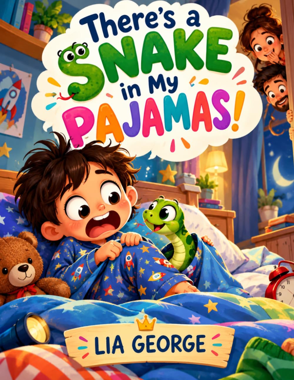 There’s a Snake in My Pajamas!: A Silly, Funny Bedtime Adventure About a Sneaky Snake, Big Surprises, and One Very Wiggly Pajama baixar livro de graça