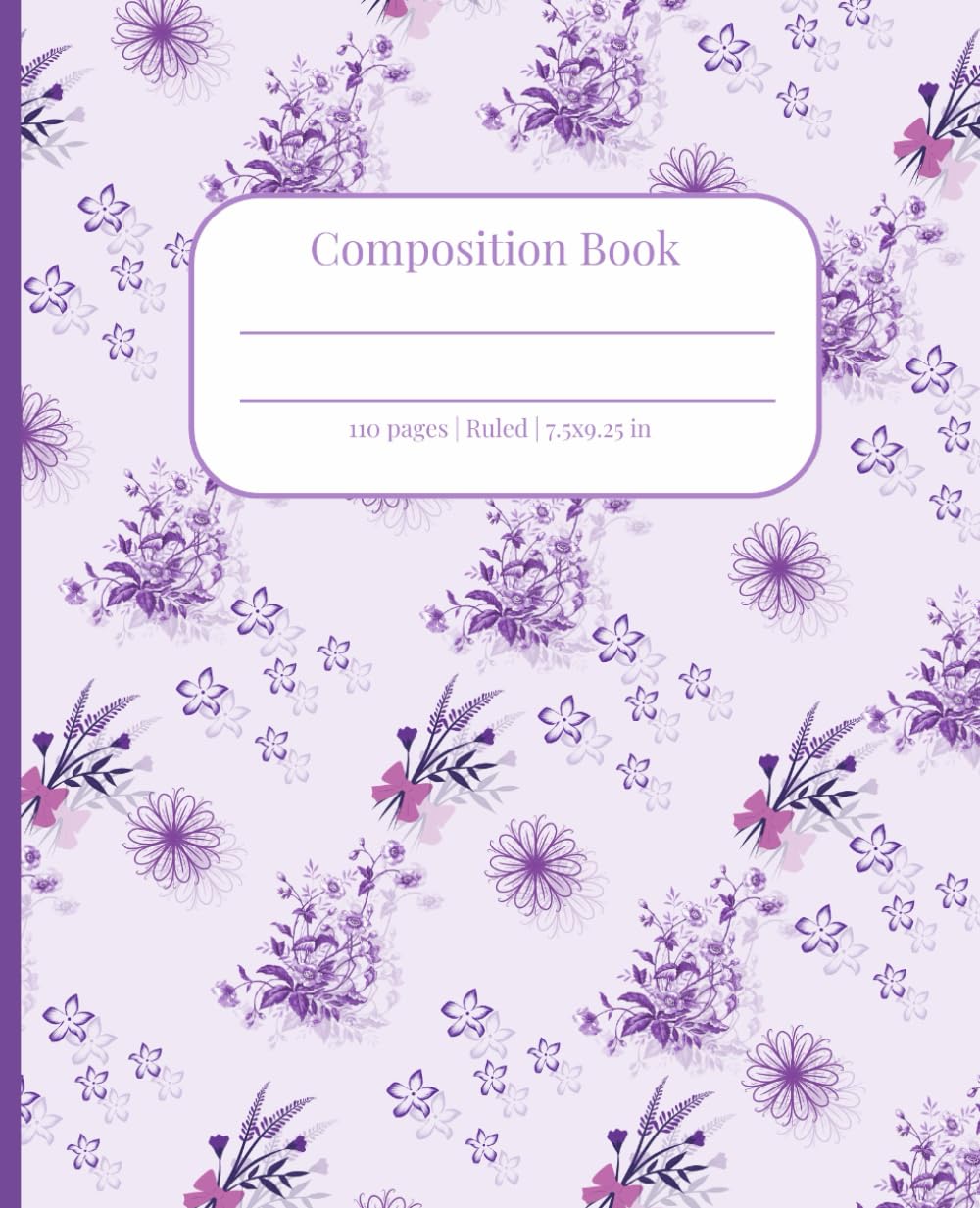 capítulo por capítulo baixar Composition Notebook: College Ruled Notebook with Vintage Purple Elegance: 7.5" x 9.25", 110 pages, Elegant Journal Aesthetic, great gift for school and office