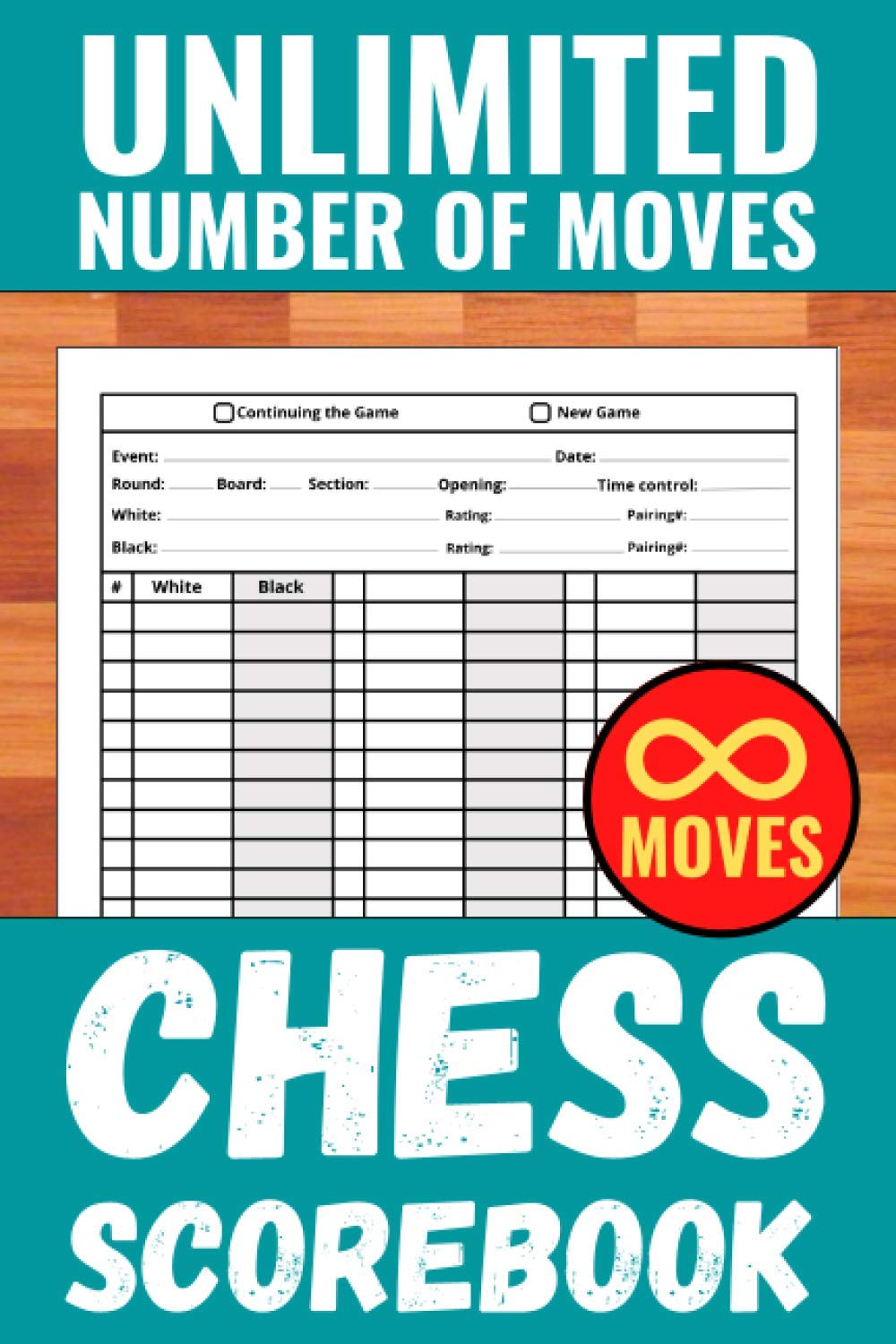 Unlimited Number of Moves Chess Scorebook: Chess Scorebook Logbook with Unlimited Number of Moves, with Chess Board Diagrams and Notes, Chess Score... and Analyzing Strategies, Chess Records Book baixar o livro de graça