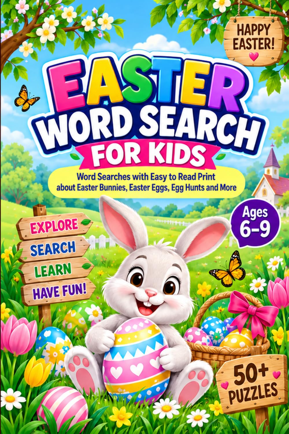 Easter Word Search for Kids: Easter Word Search for Kids: Word Searches with Easy to Read Print about Easter Bunnies, Easter Eggs, Egg Hunts and More... Times (Fun Word Search for Kids Collection) baixar o livro de graça